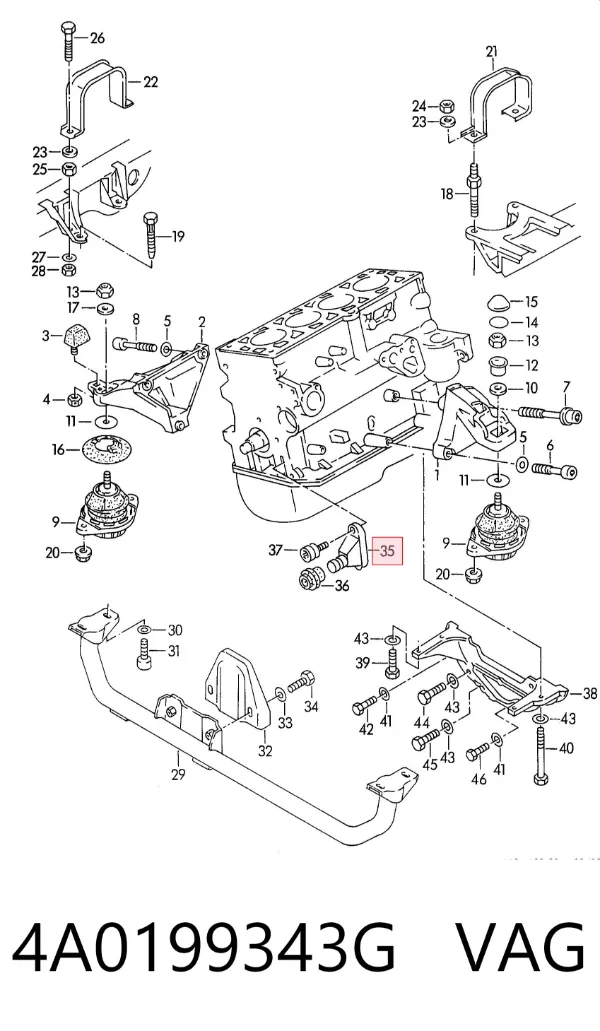  4A0199343G VAG