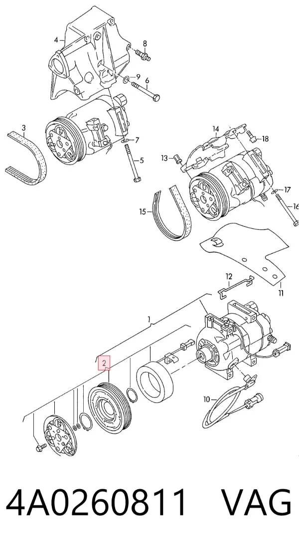  4A0260811 VAG