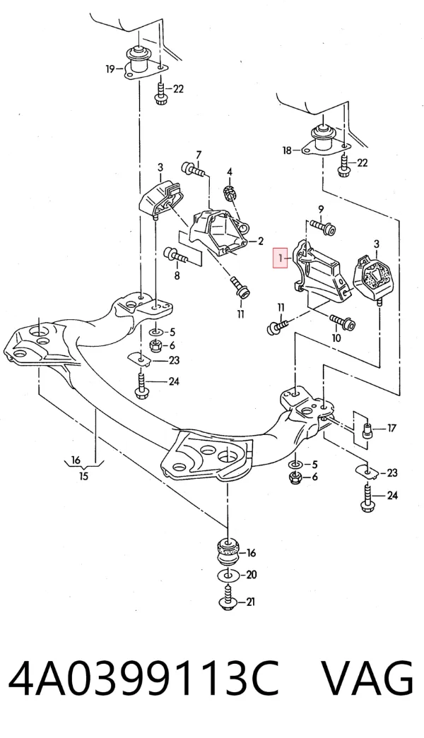  4A0399113C VAG
