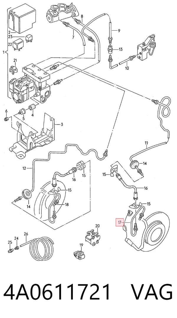  4A0611721 VAG
