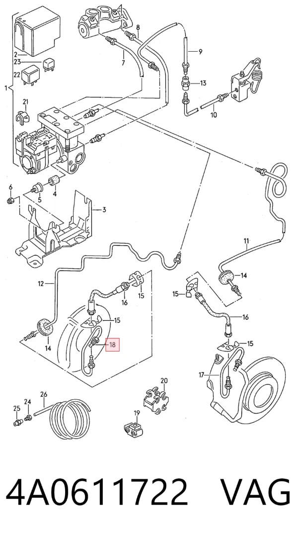  4A0611722 VAG