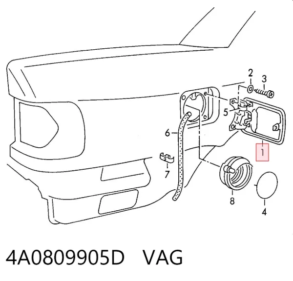  4A0809905D VAG