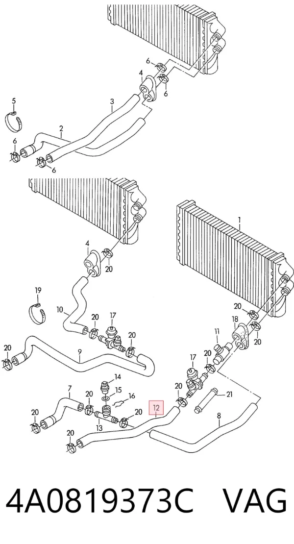  4A0819373C VAG