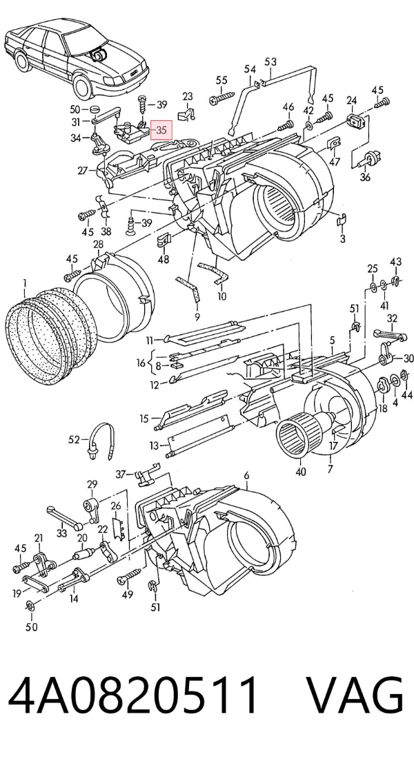  4A0820511 VAG