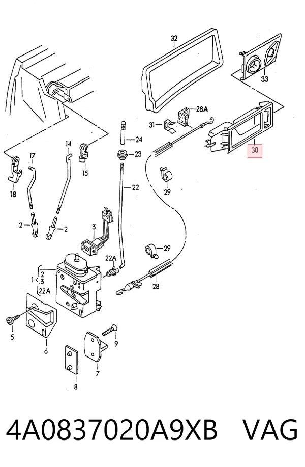  4A0837020A9XB VAG