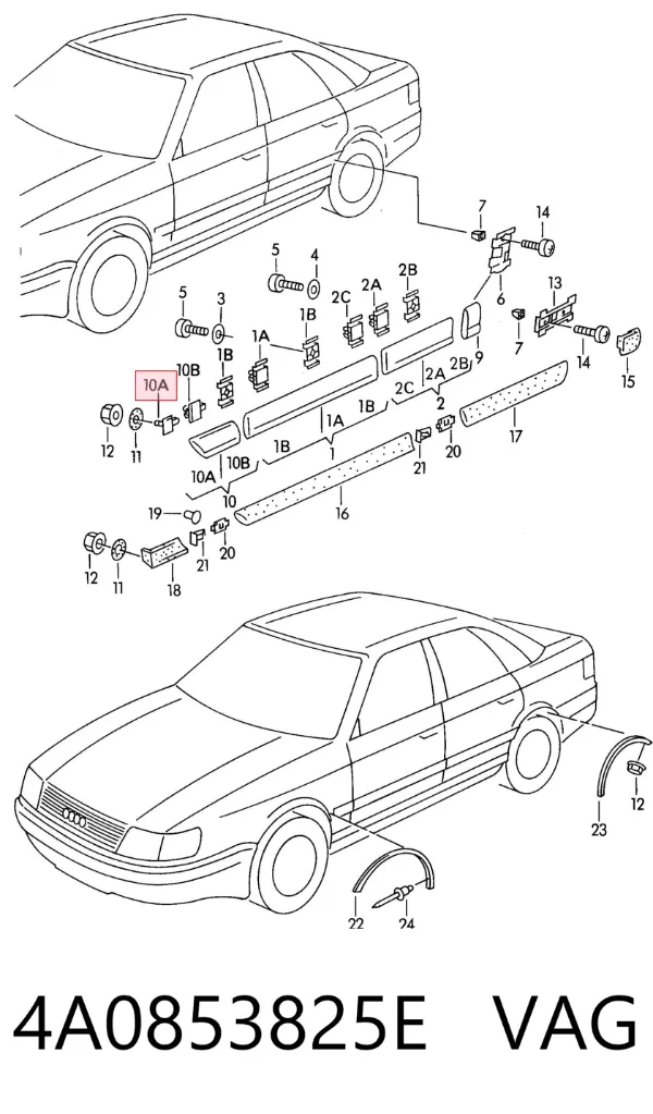  4A0853825E VAG