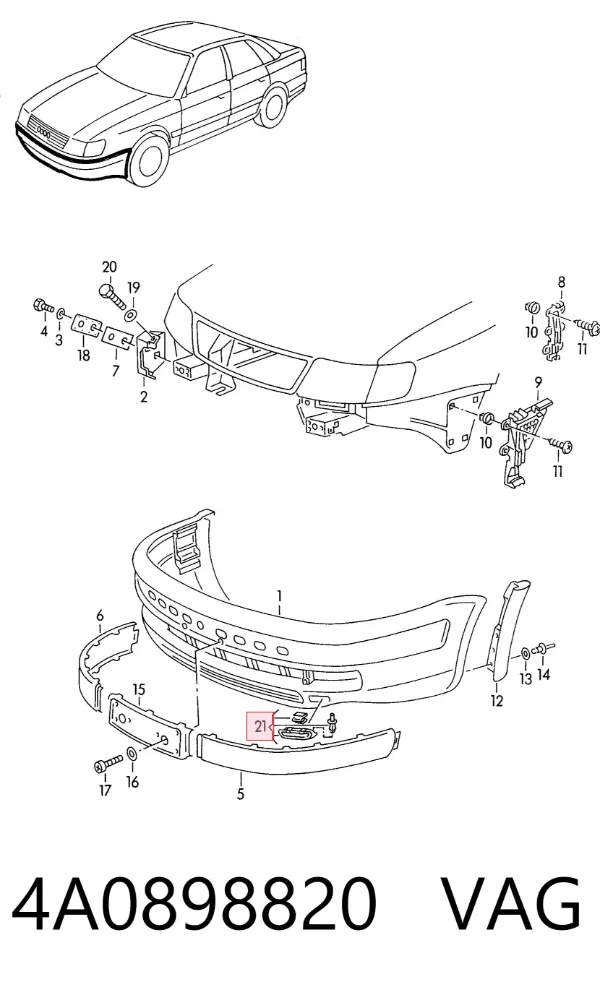  4A0898820 VAG