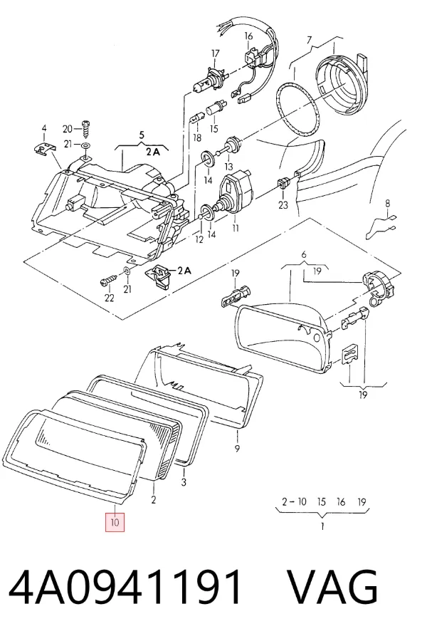  4A0941191 VAG