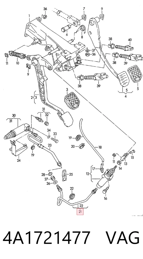  4A1721477 VAG