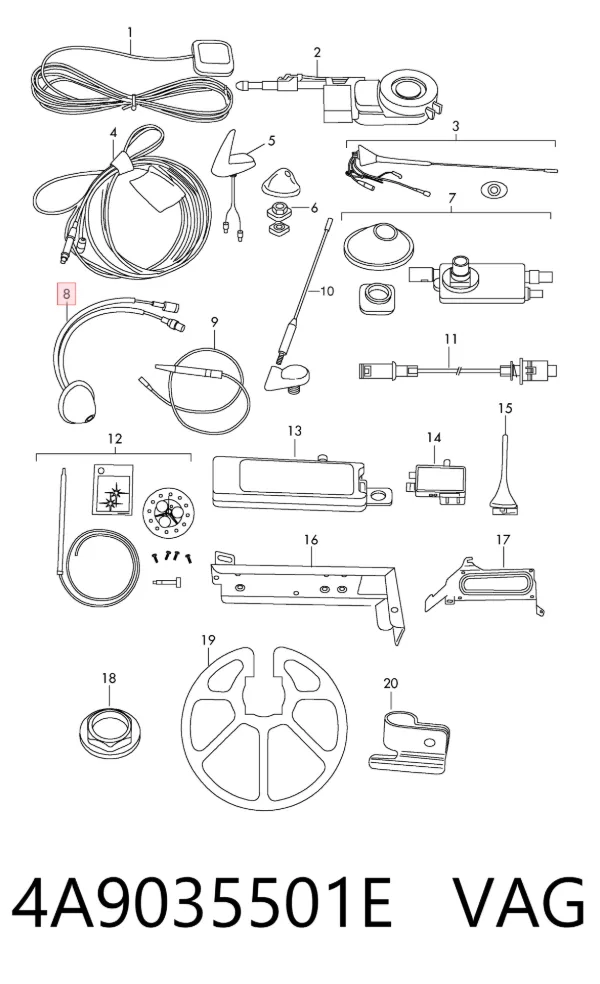 4A9035501E VAG