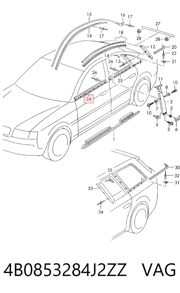  4B0853284J2ZZ VAG