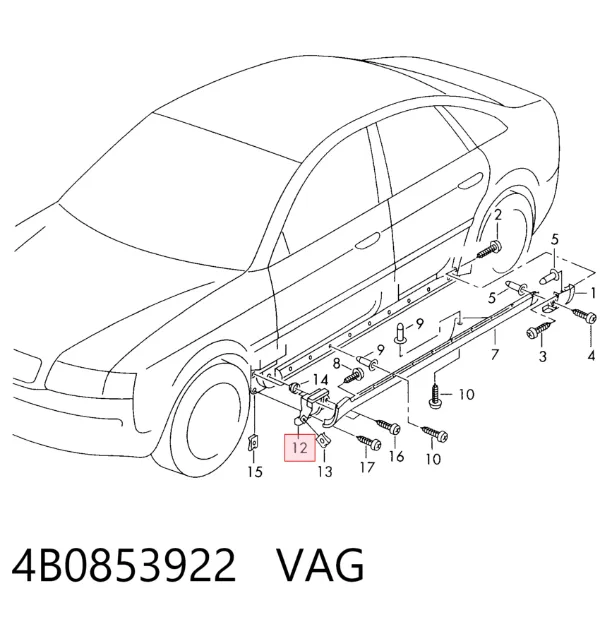  4B0853922 VAG