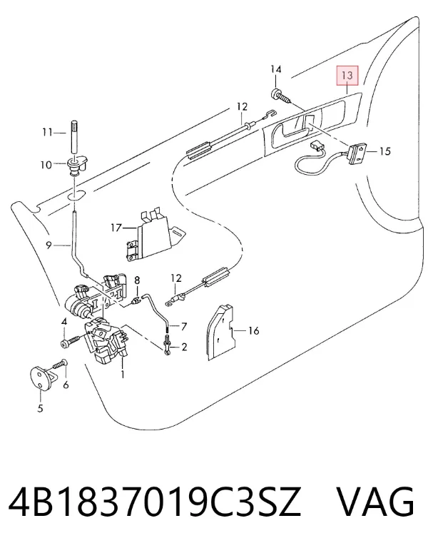  4B1837019C3SZ VAG