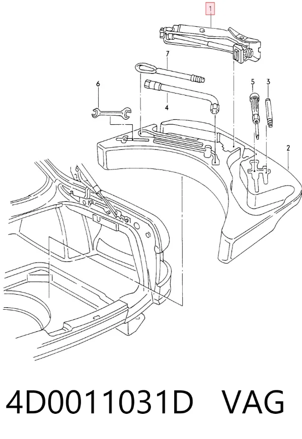  4D0011031D VAG