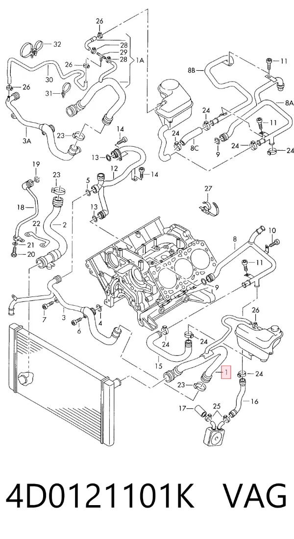  4D0121101K VAG