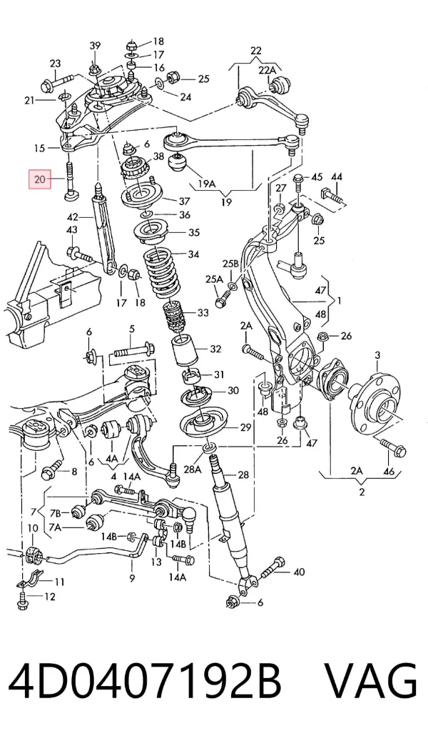 4D0407192B VAG