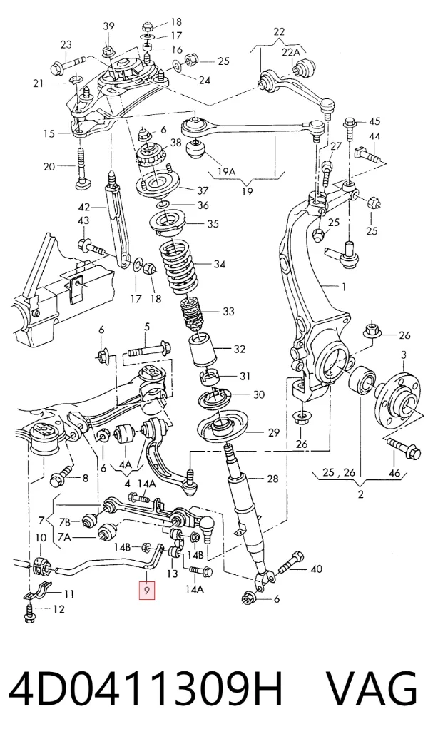  4D0411309H VAG