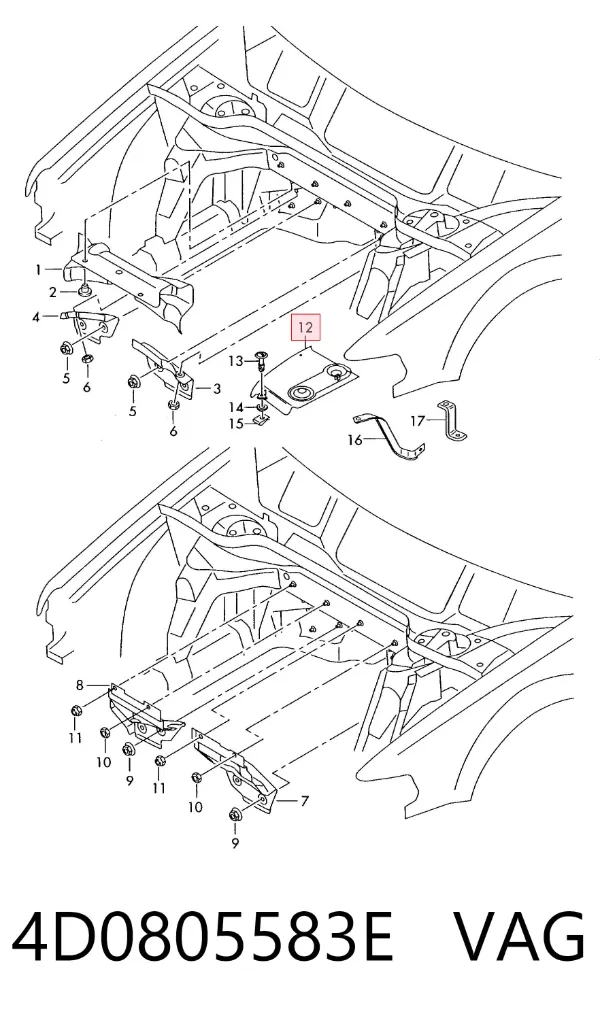  4D0805583E VAG