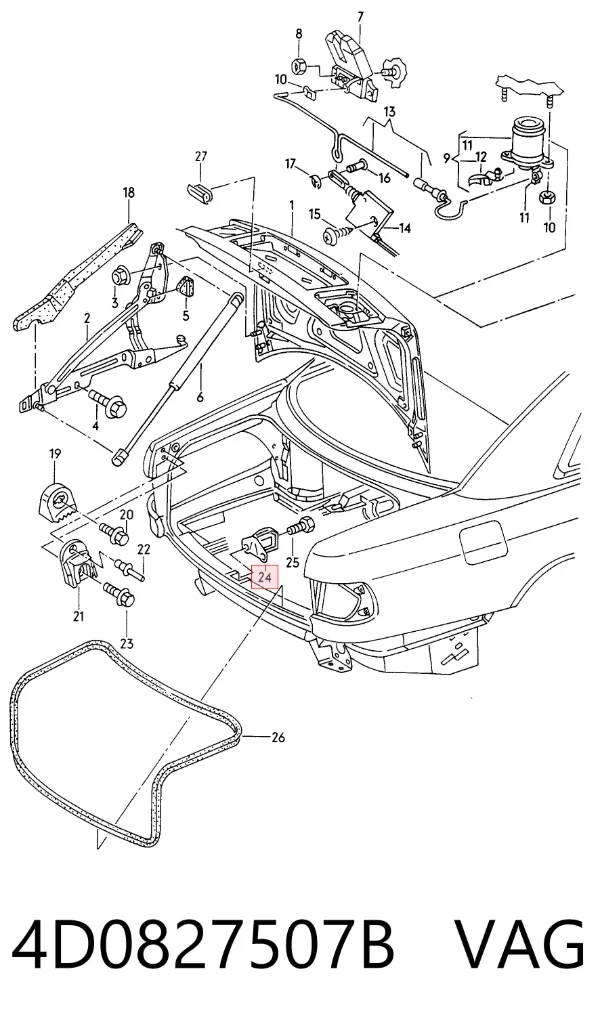  4D0827507B VAG