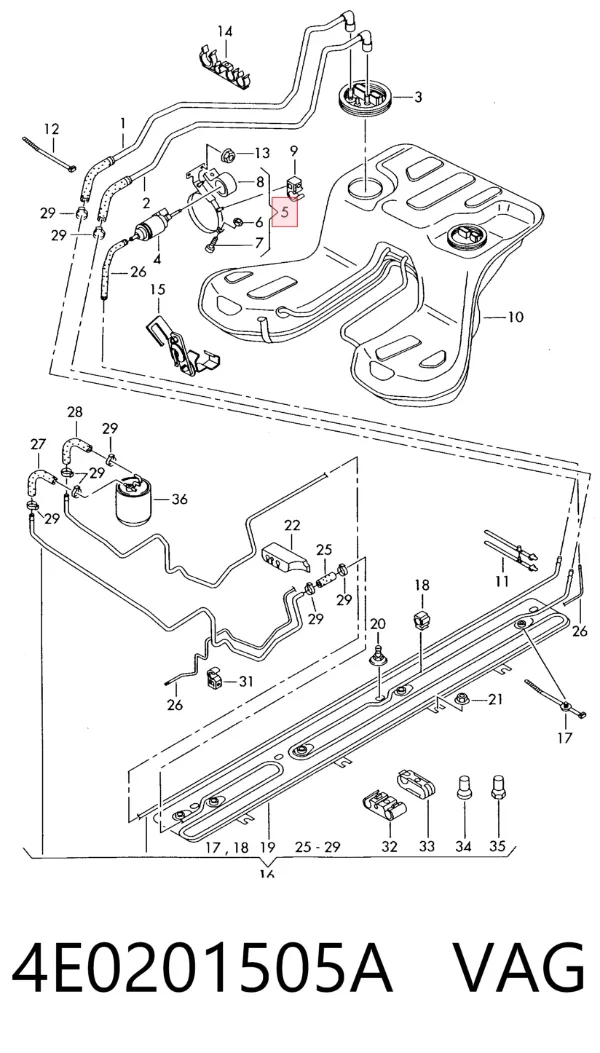  4E0201505A VAG
