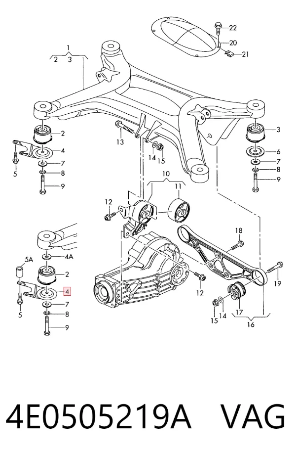  4E0505219A VAG
