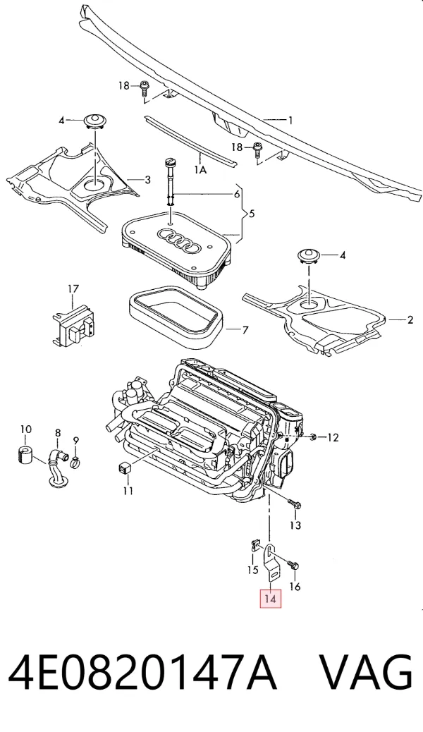  4E0820147A VAG