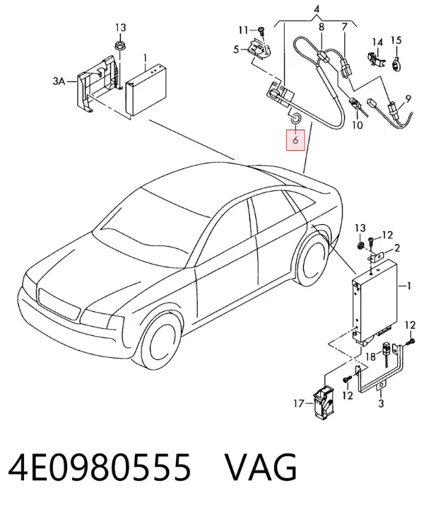  4E0980555 VAG
