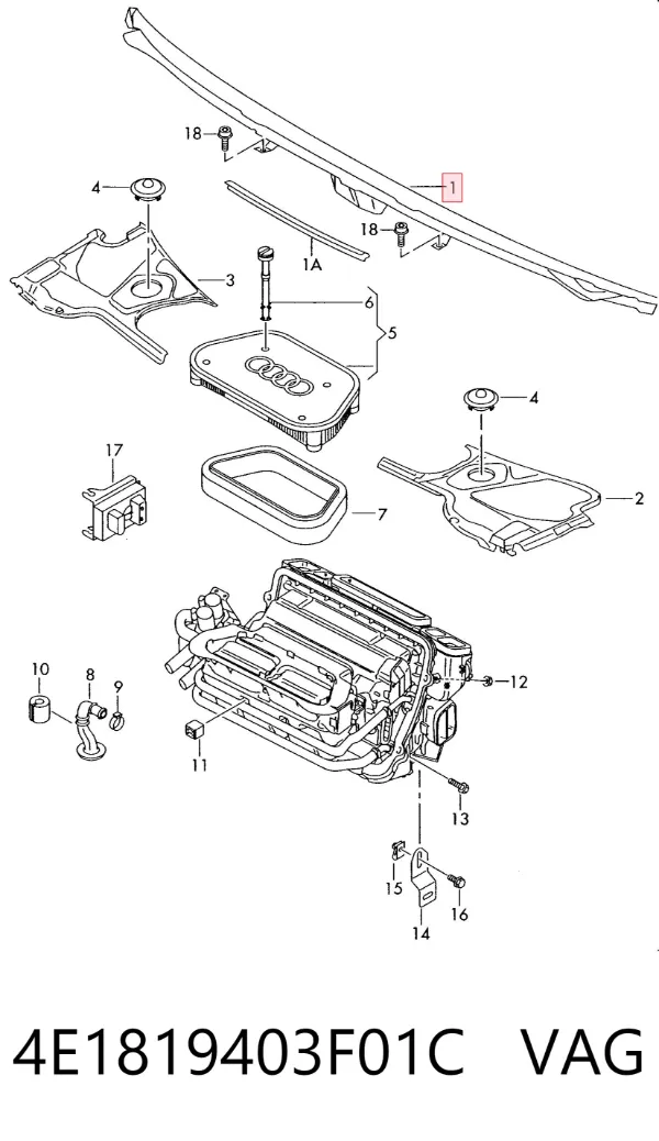  4E1819403F01C VAG