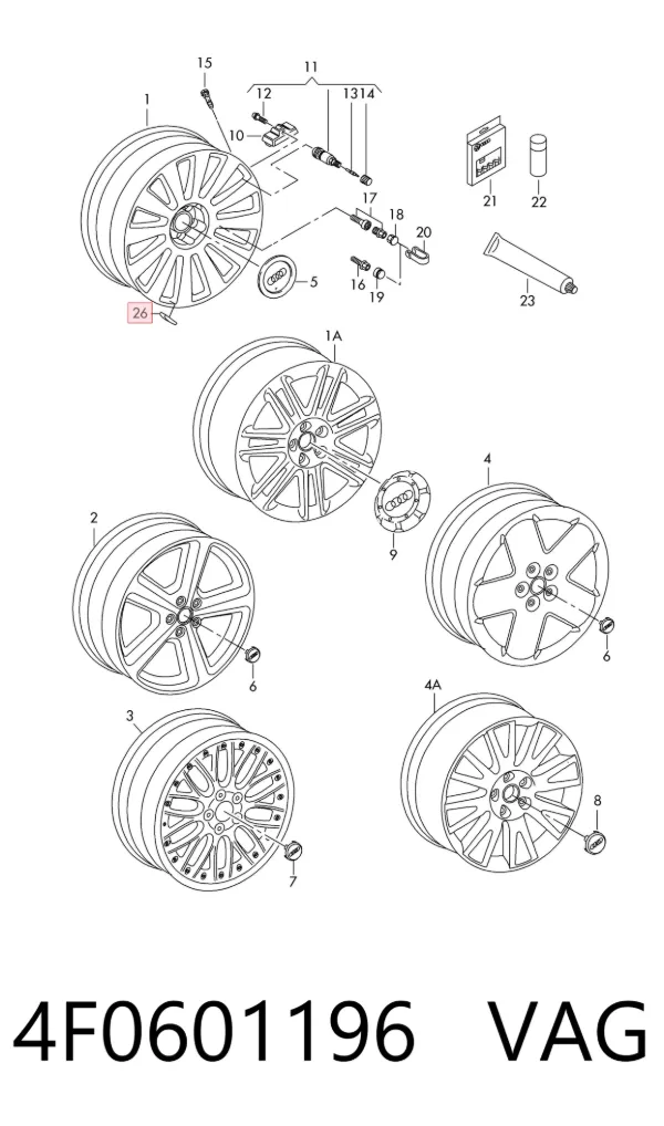  4F0601196 VAG