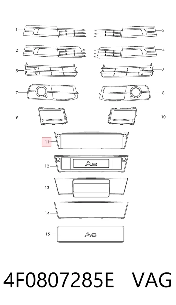  4F0807285E VAG