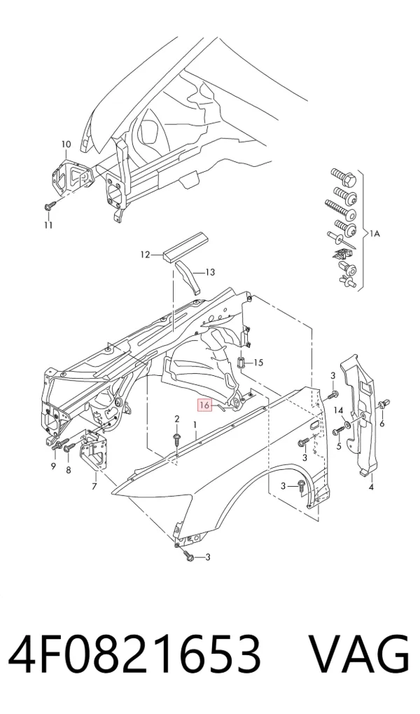  4F0821653 VAG