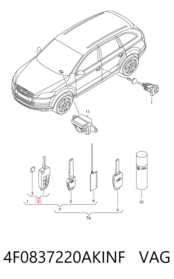  4F0837220AKINF VAG