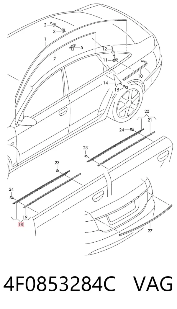  4F0853284C VAG