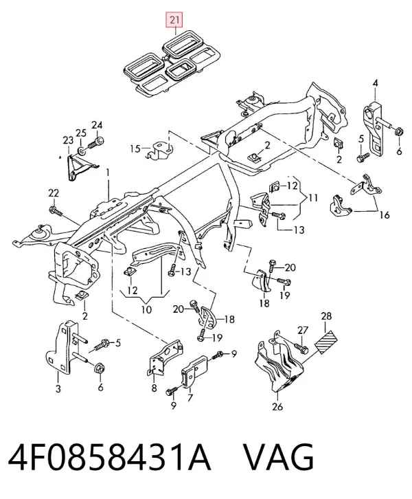  4F0858431A VAG