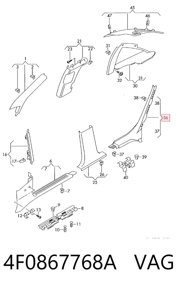  4F0867768A VAG