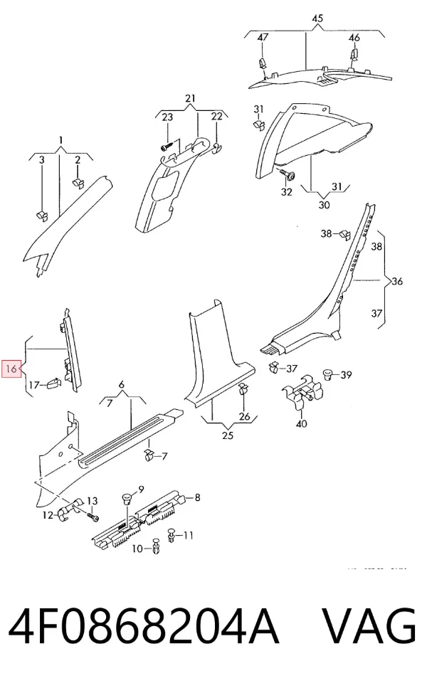  4F0868204A VAG
