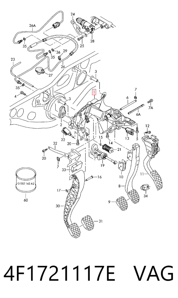  4F1721117E VAG