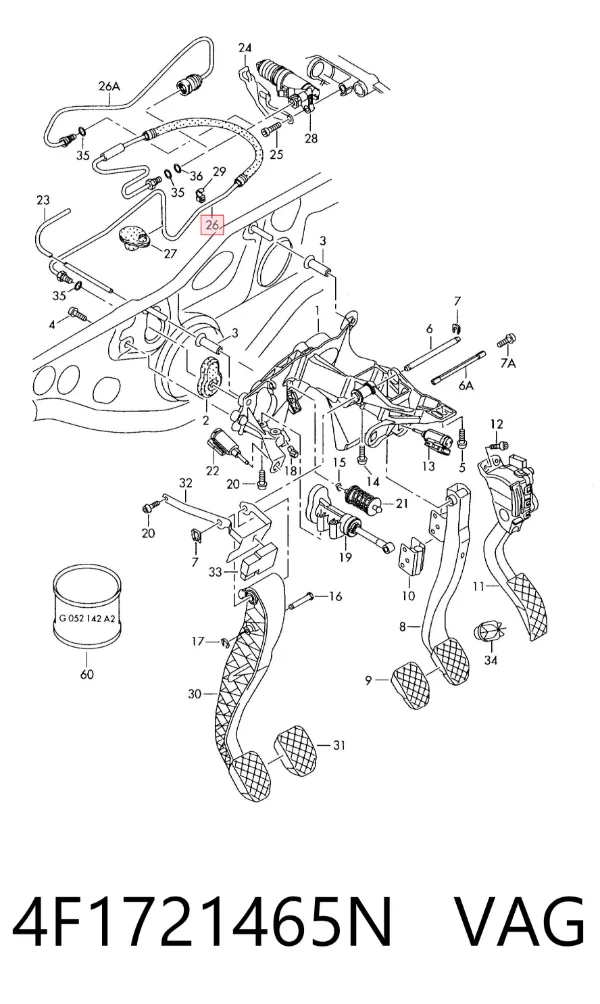 4F1721465N VAG