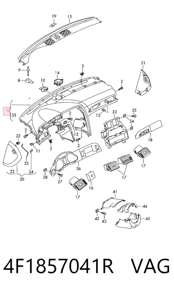 Торпедо 4F1857041R VAG