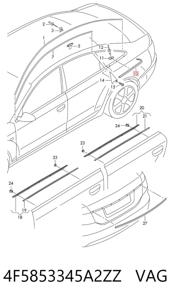  4F5853345A2ZZ VAG