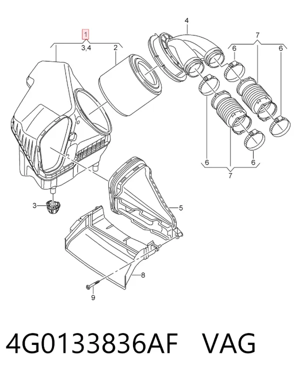  4G0133836AF VAG
