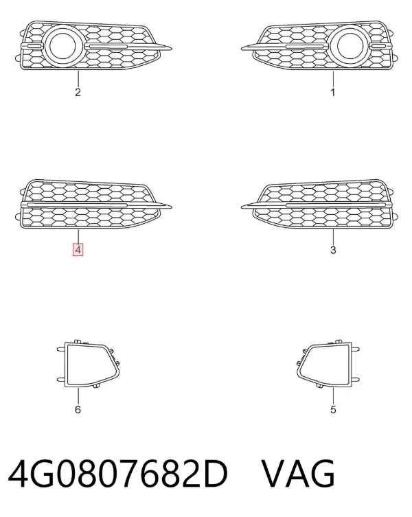  4G0807682D VAG