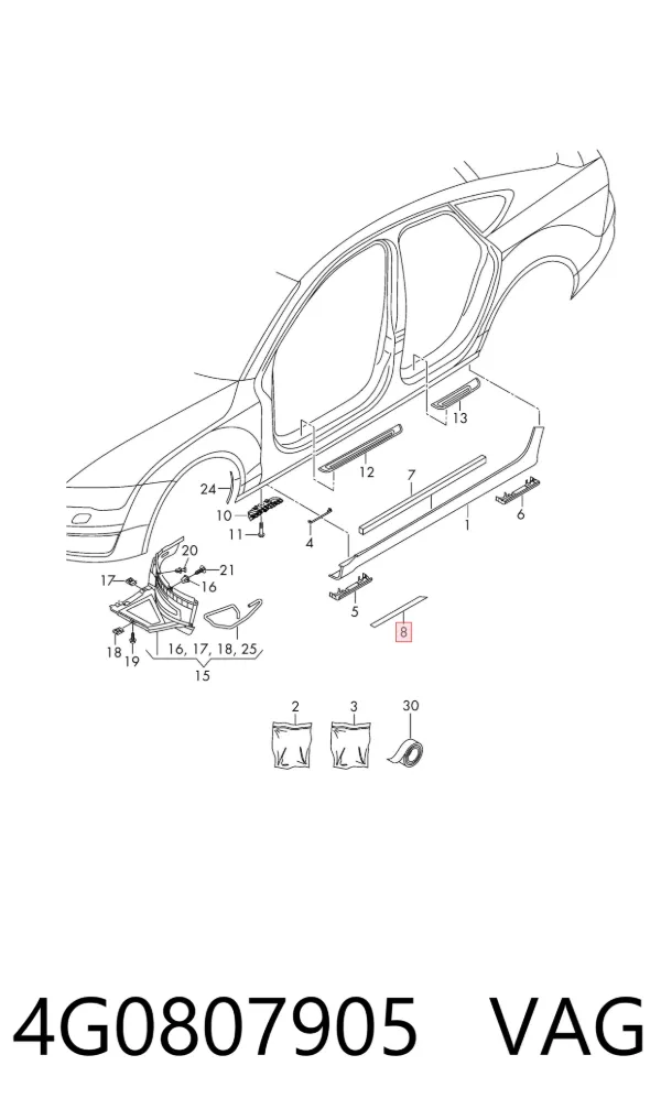  4G0807905 VAG