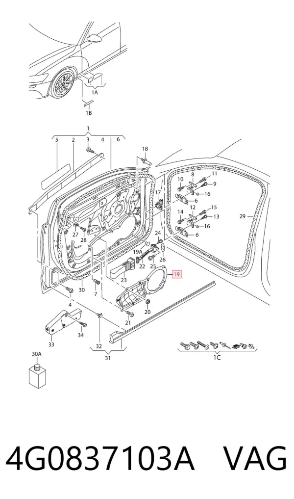  4G0837103A VAG