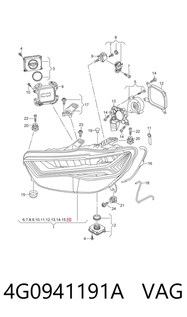  4G0941191A VAG