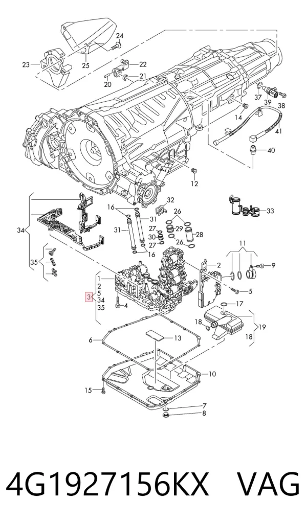 Соленоид АКПП 4G1927156KX VAG