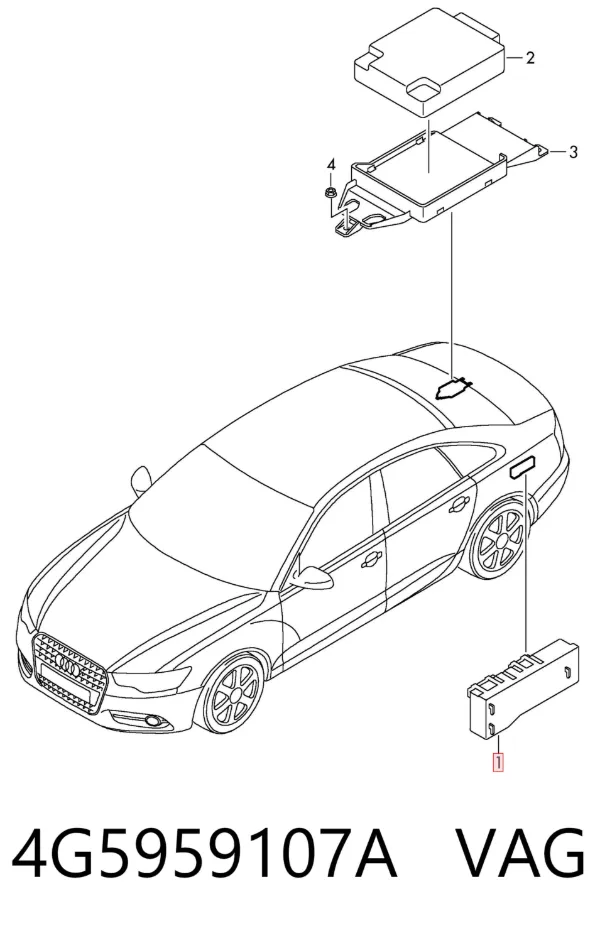  4G5959107A VAG