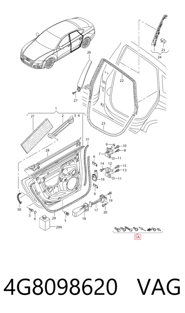  4G8098620 VAG