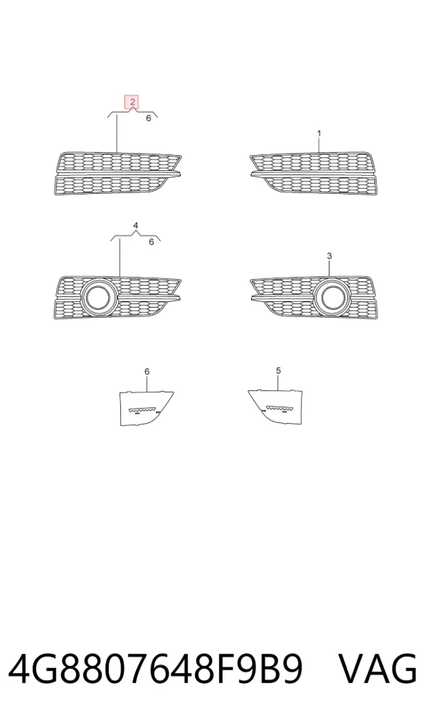  4G8807648F9B9 VAG