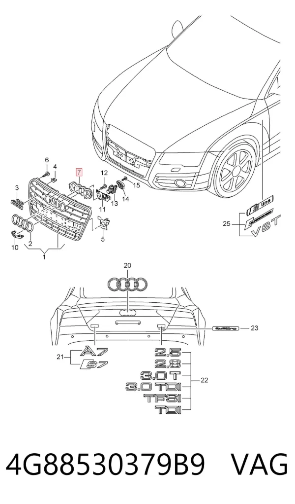  4G88530379B9 VAG